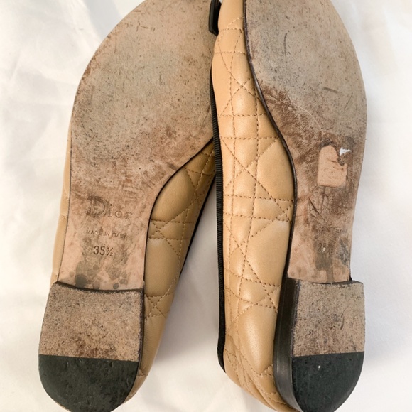 Dior CD Ballet Flats - Two Tone size 5.5US - Picture 4 of 6